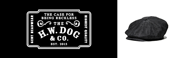帽子 DUNGAREE PK CAP D-00917 THE H.W.DOG&CO. ダンガリー|キャスケット|ハンチング『DUNGAREE