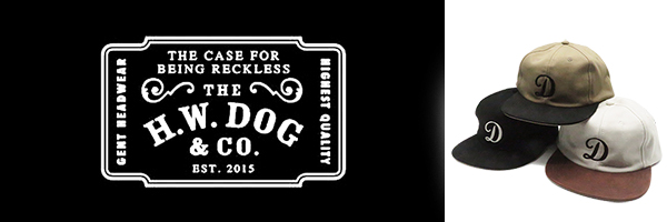 THE H.W.DOG&CO. コットン|レザー|ベースボールキャップ|ストラップ