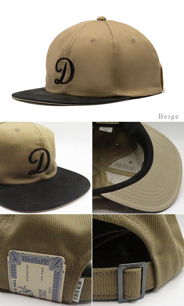 THE H.W.DOG&CO. コットン|レザー|ベースボールキャップ