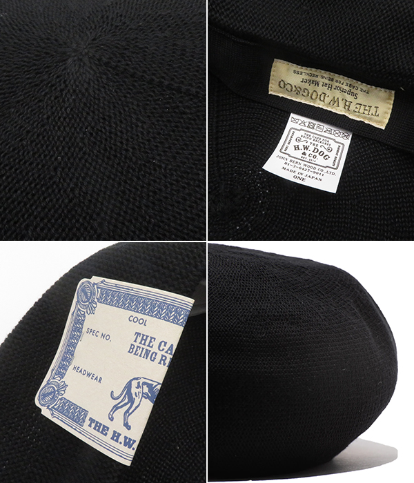 THE H.W.DOG&CO. コットンベーシックベレー『COTTON BASIC BERET