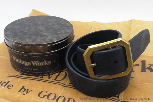 Vintage Works ハンドメイドレザーベルト
