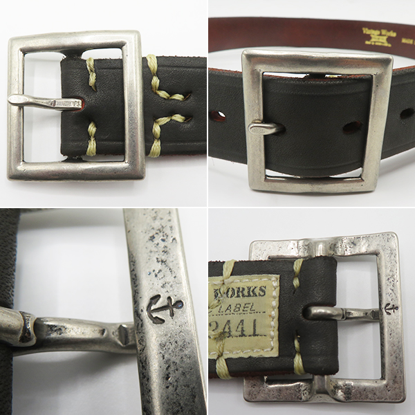 Vintage Works ハンドメイドレザーベルト