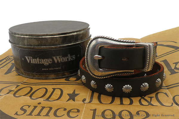Vintage Works ハンドメイドレザーベルト