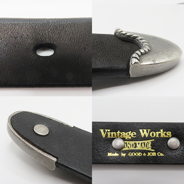 Vintage Works ハンドメイドレザーベルト