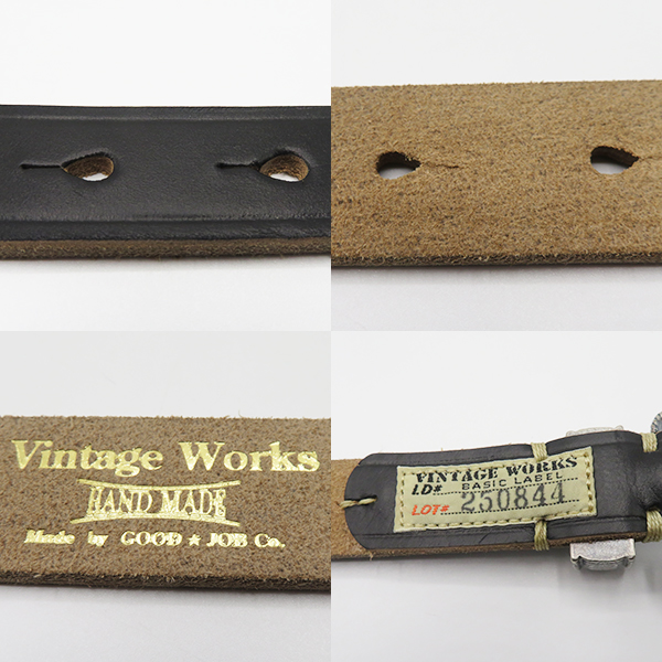 Vintage Works ハンドメイドレザーベルト