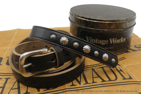 Vintage Works ハンドメイドレザーベルト