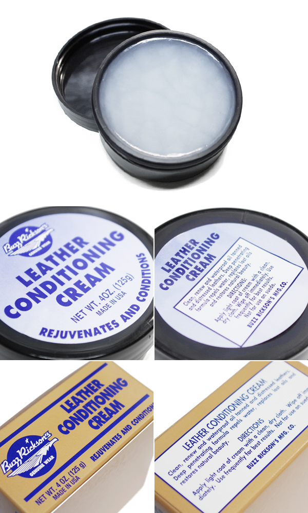 BUZZ RICKSON'S バズリクソンズ 信頼の置けるバズリクソンズレザーメンテナンス用品『ORIGINAL LEATHER  CONDITIONING CRREAM』【メンテ・クリーナー】F03382