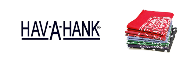 HAV-A-HANK ハバハンク アメリカのサウスカロライナで誕生した老舗ブランドのバンダナ!『BANDANNA』【アメカジ・ワーク】HAV-A- HANK