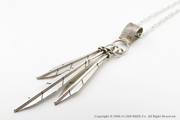ネックレス・ペンダント NAVAJO Indian Jewelry INDIAN JEWELRY インディアンジュエリー】Navajo Feather