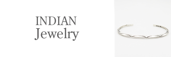 INDIAN JEWELRY ナバホ族|エレイン・タへ|ハーフサークル