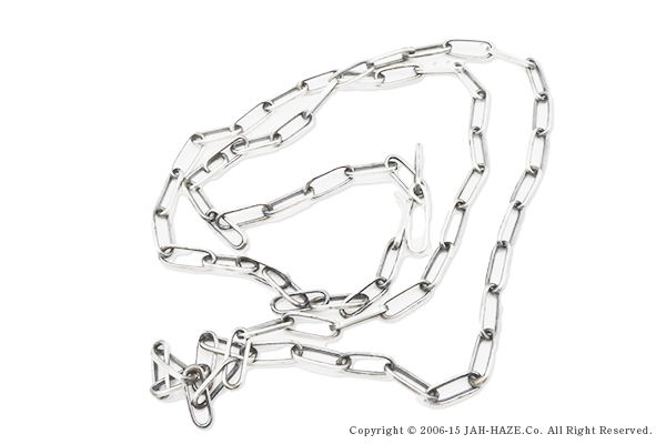 INDIAN JEWELRY ナバホ族|ハンドメイド|シルバーチェーン|63cm