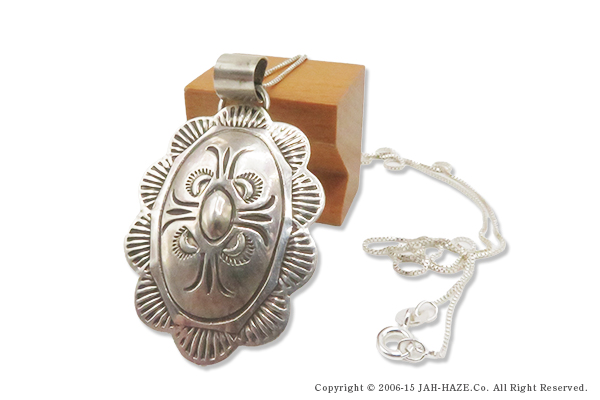 INDIAN JEWELRY ナバホ族|バンプアウト|スタンプ|ペンダントトップ