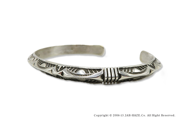 INDIAN JEWELRY ナバホ族|スタンプワーク|トライアングル