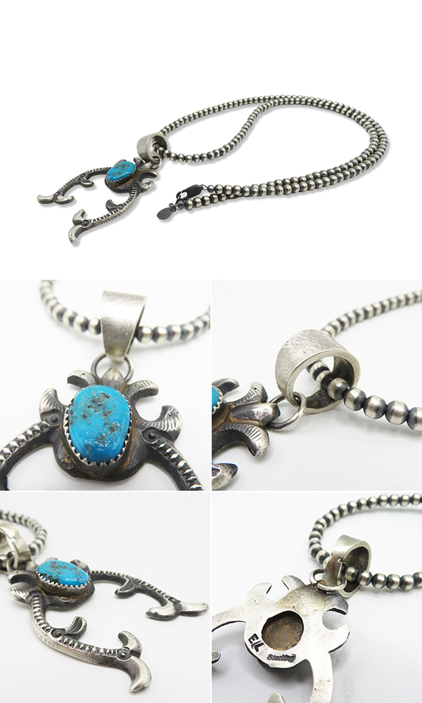 INDIAN JEWELRY ナバホ族|ナジャ|ナバホパール|ネックレス|60cm