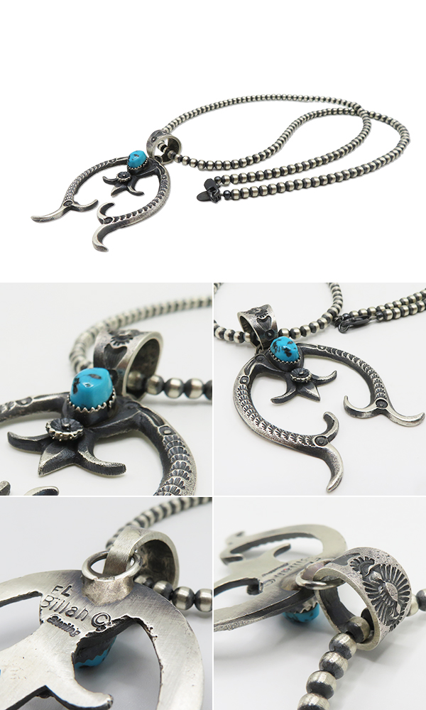 INDIAN JEWELRY ナバホ族|ナジャ|ナバホパール|ネックレス|60cm