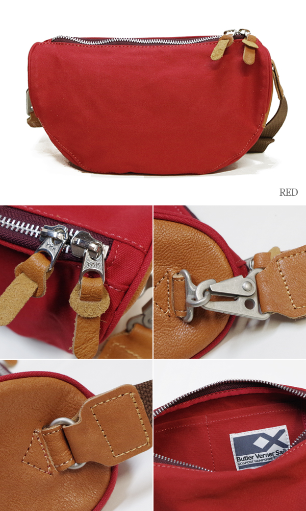Butler Verner Sails　キャンバス×本革 ミニショルダーバッグ