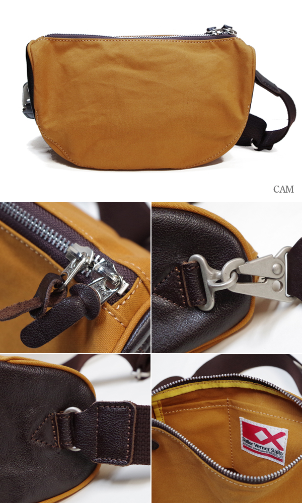 Butler Verner Sails　キャンバス×本革 ミニショルダーバッグ