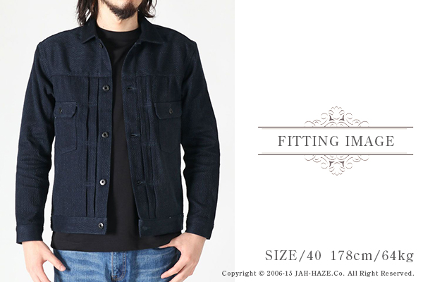 JAPAN BLUE ジャパンブルー インディゴ刺子|2nd Type|ジャケット『11oz