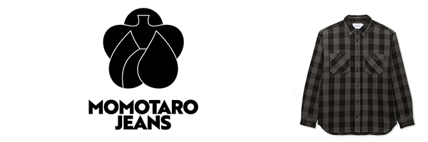 桃太郎 MOMOTARO JEANS 桃太郎ジーンズ 長袖|先染め|ブロックチェック