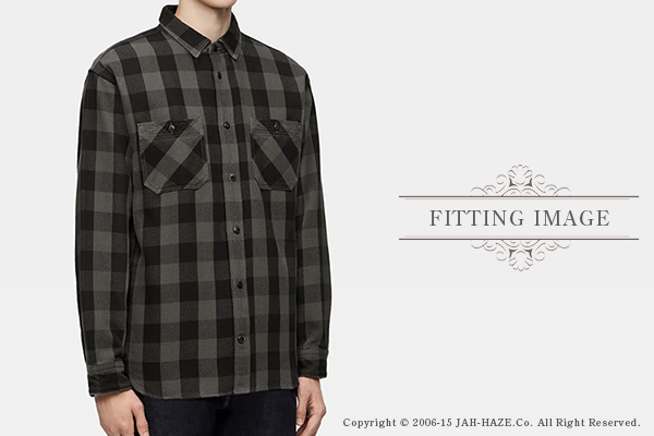 MOMOTARO JEANS 桃太郎ジーンズ 長袖|先染め|ブロックチェック|ワーク