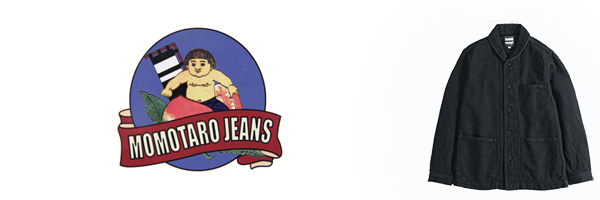 MOMOTARO JEANS 桃太郎ジーンズ インディゴ染色|ショールカラー MOMOTARO JEANS 桃太郎ジーンズ インディゴ染色|ショールカラー