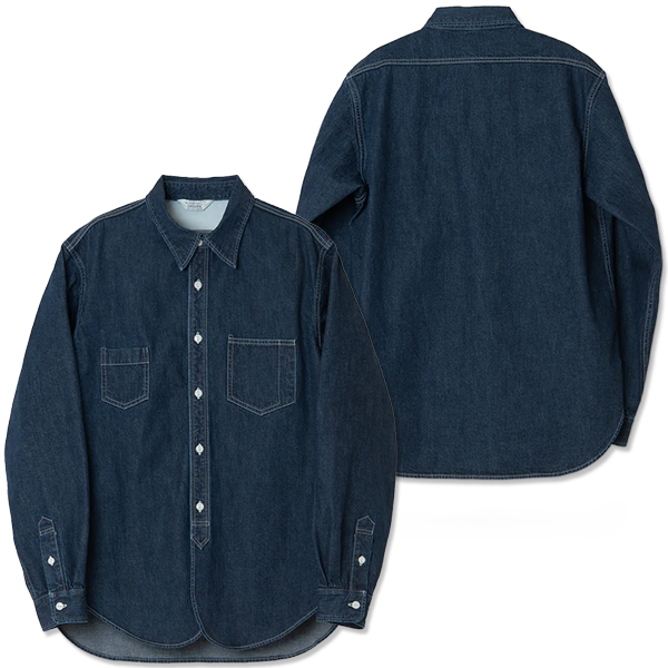 ORGUEIL オルゲイユ 長袖|9oz.デニム|ワークシャツ『Used Denim Shirt