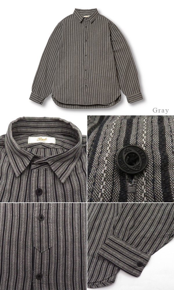 PREQUEL プリクエル HOMAGE 1907|長袖|ワークシャツ『Classic Stripe Work Shirt』【アメカジ・ワーク】S1010 PREQUEL プリクエル HOMAGE 1907|長袖|ワークシャツ『Classic Stripe