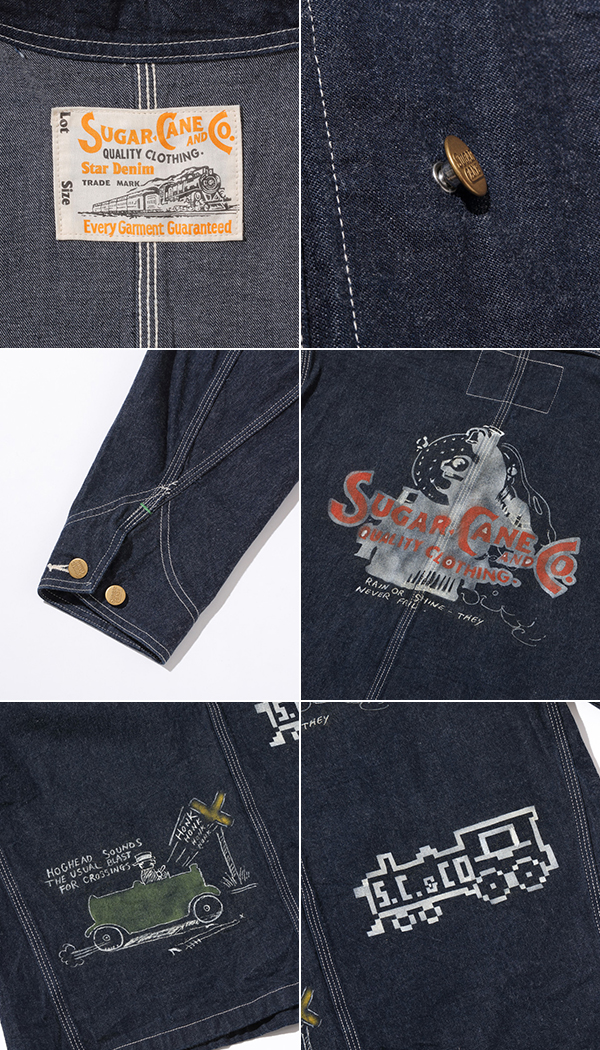 SUGAR CANE 14.25oz DENIM JACKET 1962'MODEL