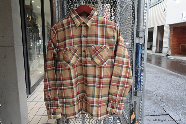 SUGAR CANE シュガーケーン 長袖|ツイル|ネルシャツ『TWILL CHECK WORK