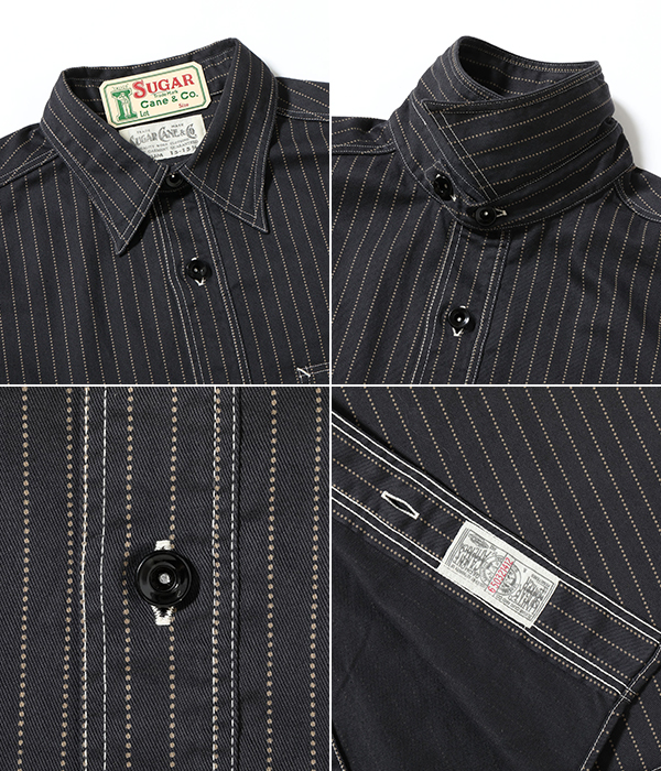 シュガーケーン SUGAR CANE SC29585 長袖シャツ フィクションロマンス