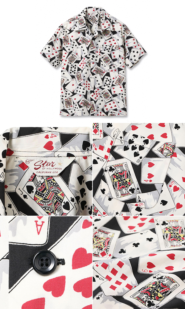 STAR OF HOLLYWOOD スターオブハリウッド 半袖|タイプライター