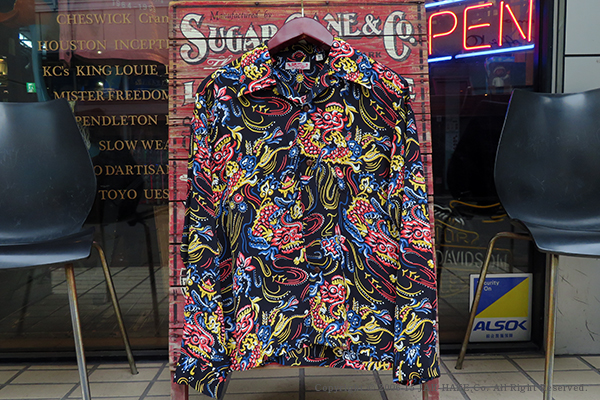 SUN SURF サンサーフ LONG SLEEVE RAYON ALOHA SHIRT '24MODEL