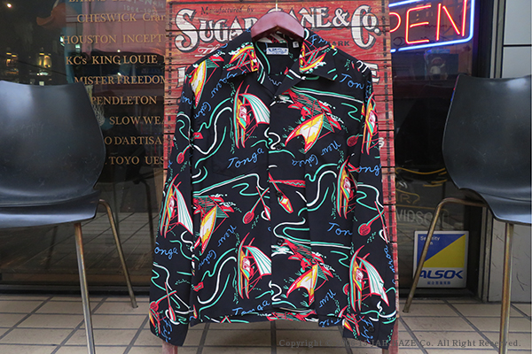 SUNSURF L/S RAYON ALOHA