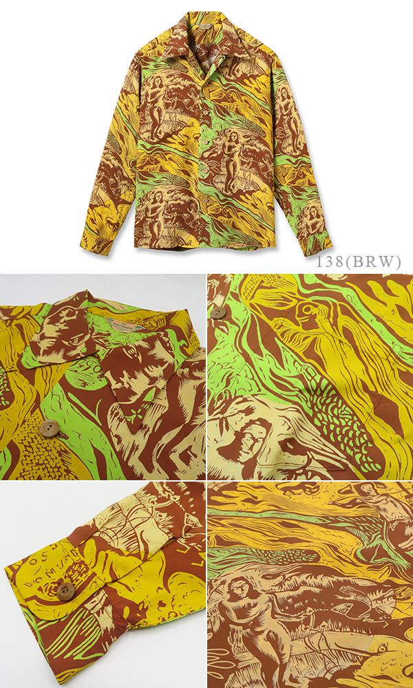 SUNSURF L/S RAYON ALOHA
