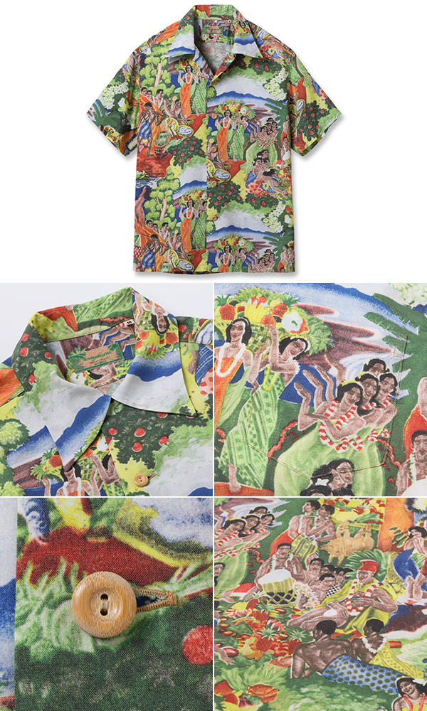 SUNSURF L/S RAYON ALOHA