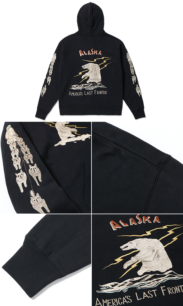 TAILOR TOYO テーラー東洋 裏起毛|刺繍|フルジップパーカー『SUKA ZIP